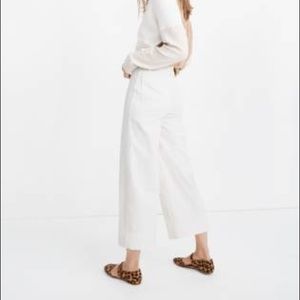 NWT Madewell Emmett Wide Leg Crop Corduroy 31